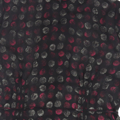 Womens UK Size 12 Marks and Spencer Black Basic Button-Up