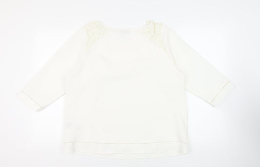 Womens UK Size 18 Marks and Spencer White Basic Blouse