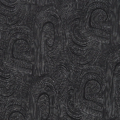 Bonmarché Womens Black Geometric Polyester Basic Button-Up Size 24 Collared