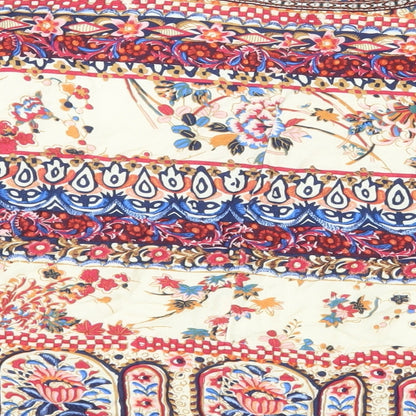 Indigo Womens Multicoloured Paisley Jacket Size 12 - Open Lightweight