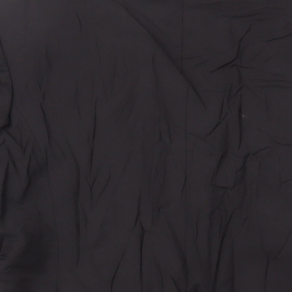 Autograph Womens Black Jacket Blazer Size 12 Button