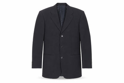 Greenwoods Mens Black Polyester Jacket Suit Jacket Size 38 Regular