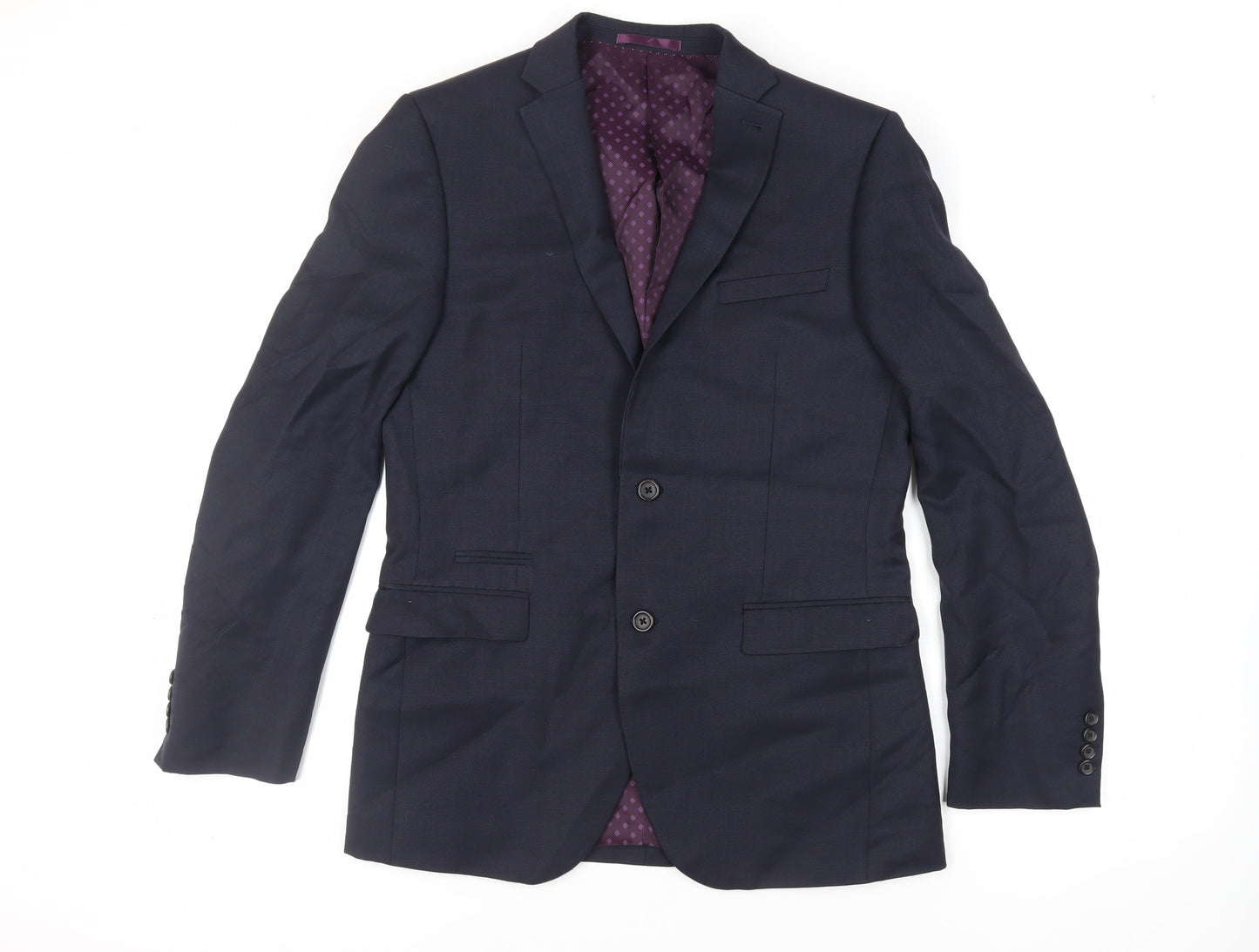 Mens UK Size 40 NEXT Regular Blue Suit Jacket