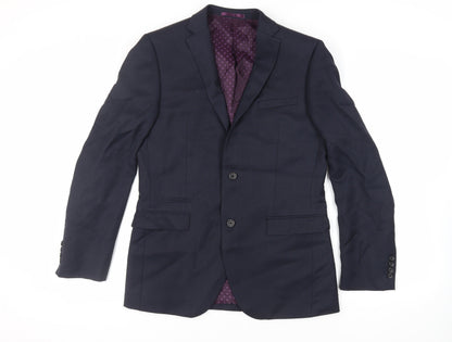 Mens UK Size 40 NEXT Regular Blue Suit Jacket