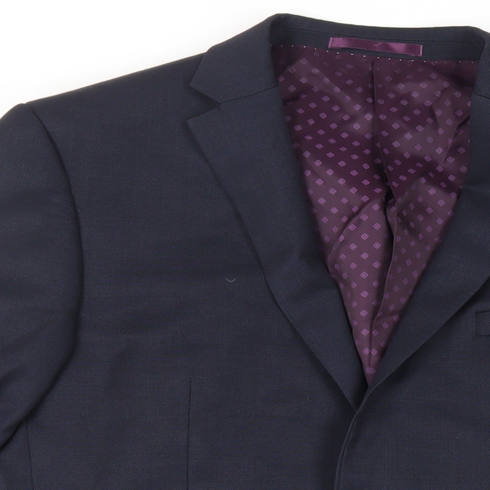 Mens UK Size 40 NEXT Regular Blue Suit Jacket