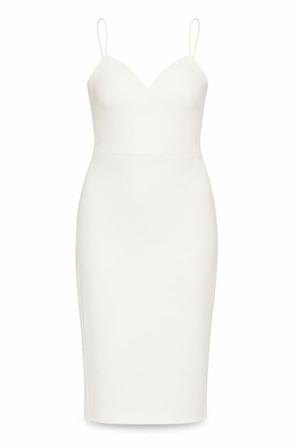 ASOS Womens White Polyester Sheath Size 8 Sweetheart Pullover