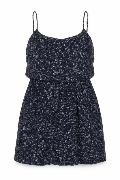 H&M Womens Blue Plaid Trivinyl Mini Size 12 V-Neck