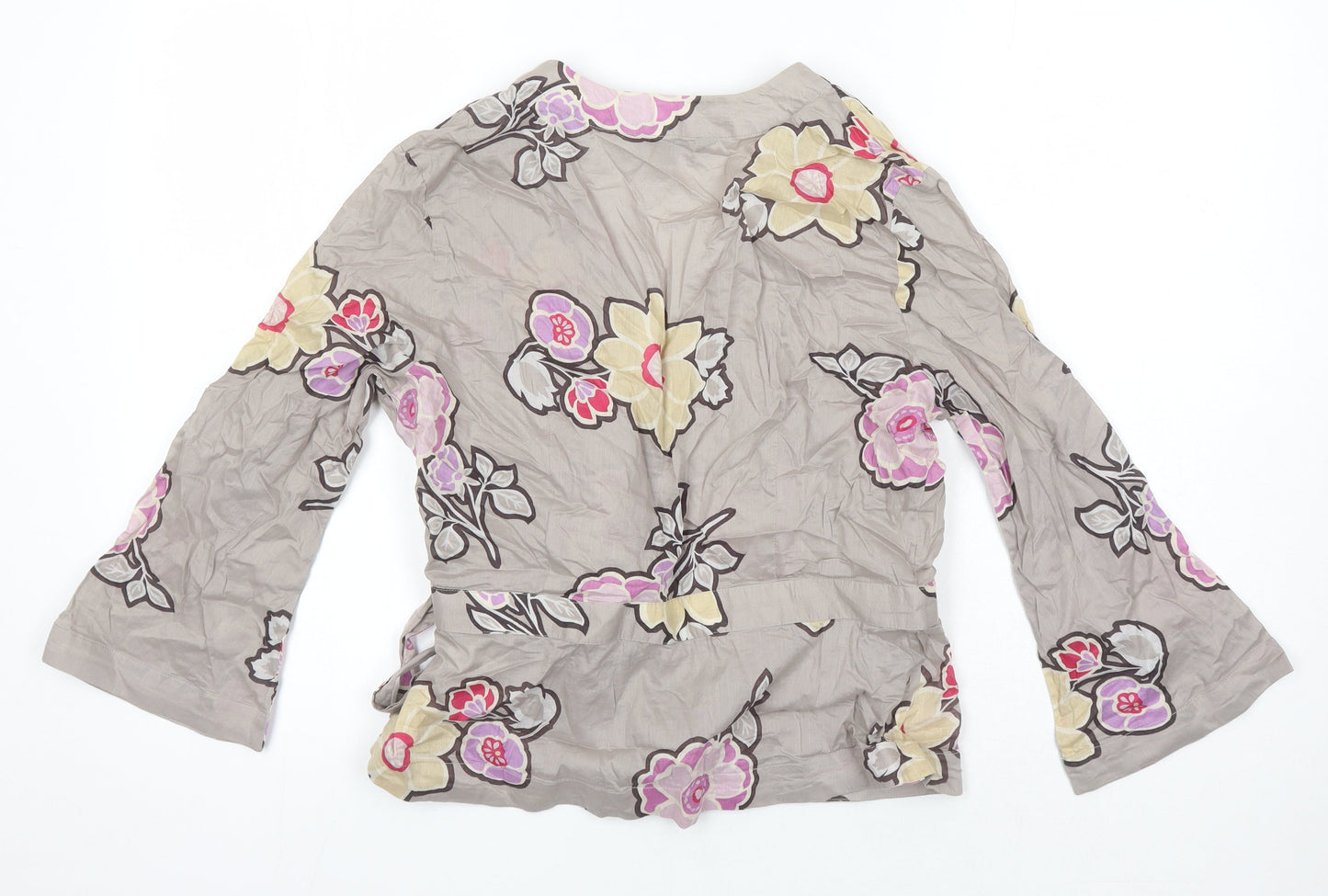 Womens UK Size L Great Plains Multicoloured Kimono Blouse