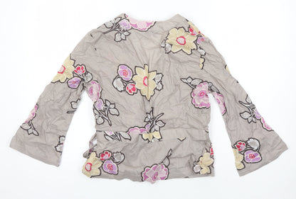 Womens UK Size L Great Plains Multicoloured Kimono Blouse