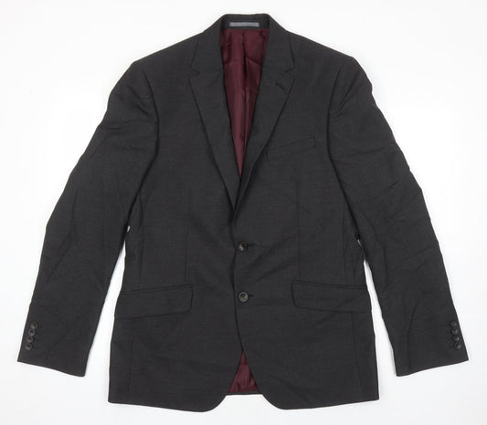 Mens UK Size 40 M&S Big & Tall Grey Suit Jacket
