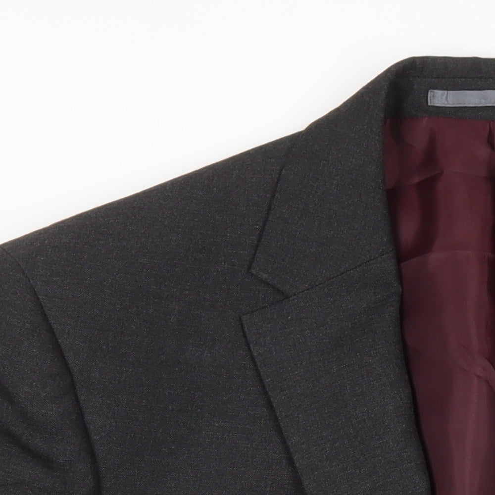 Mens UK Size 40 M&S Big & Tall Grey Suit Jacket