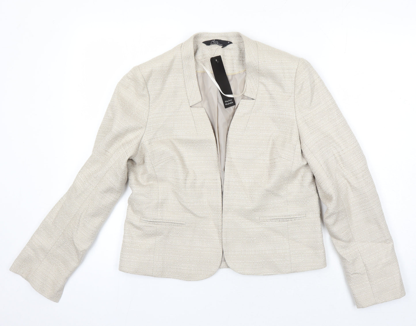 Womens UK Size 10 BM Collection Beige Jacket