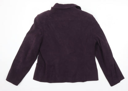 Womens UK Size 14 EWM Purple Jacket