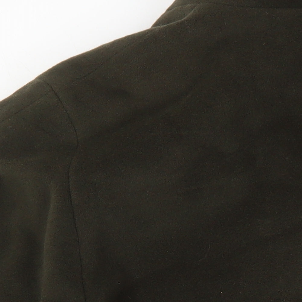 Minuet Womens Green Overcoat Coat Size 16