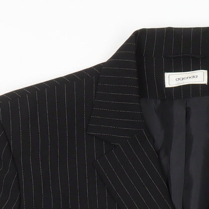 Womens UK Size 16 Agenda Black Jacket