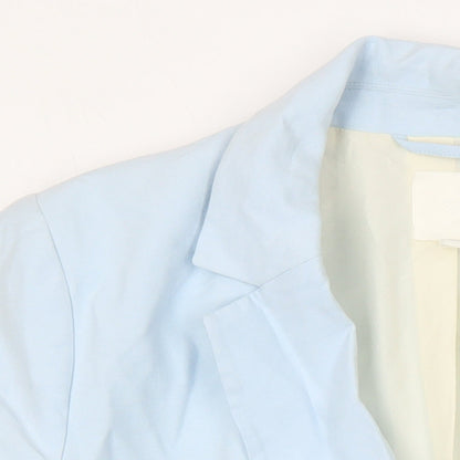 Womens UK Size 10 H&M Blue Jacket
