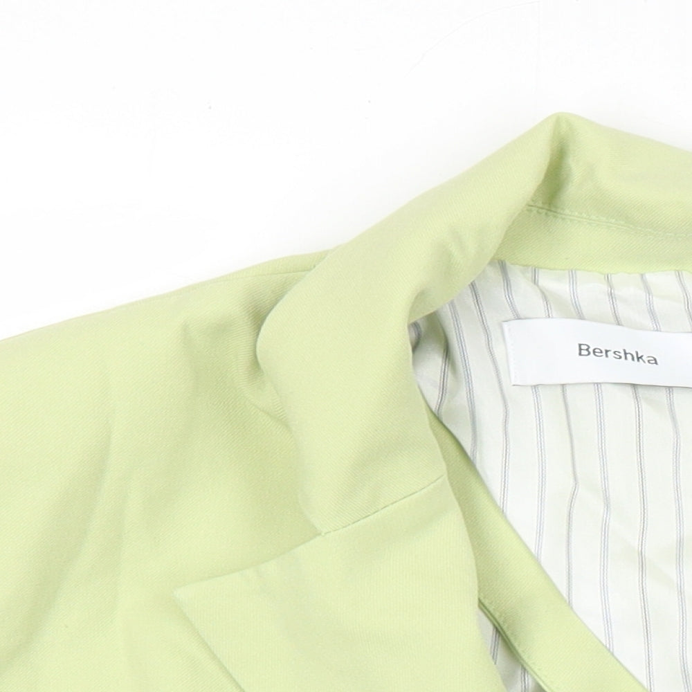 Womens UK Size L Bershka Green Jacket Blazer