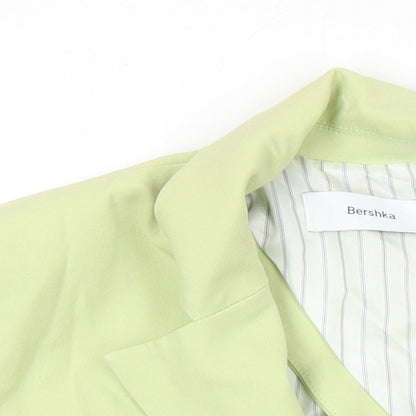 Womens UK Size L Bershka Green Jacket Blazer