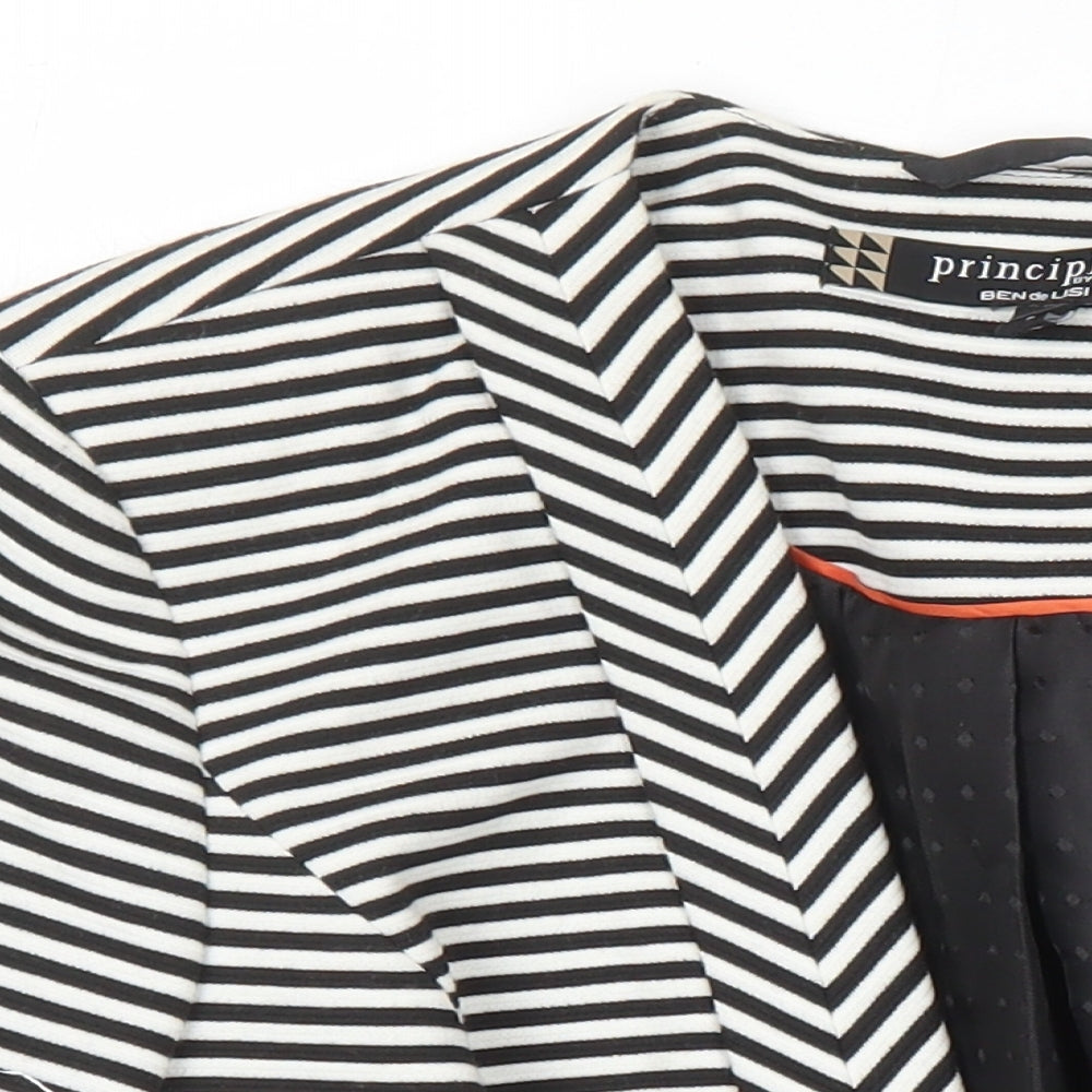 Principles Womens Multicoloured Polka Dot Jacket Blazer Size 10