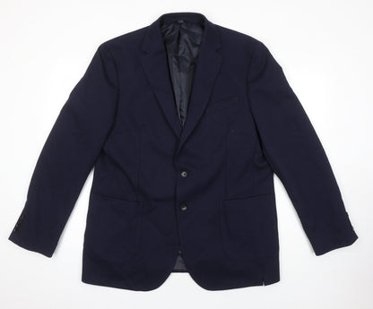 Mens UK Size 44 M&S Regular Blue Suit Jacket