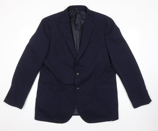 Mens UK Size 44 M&S Regular Blue Suit Jacket