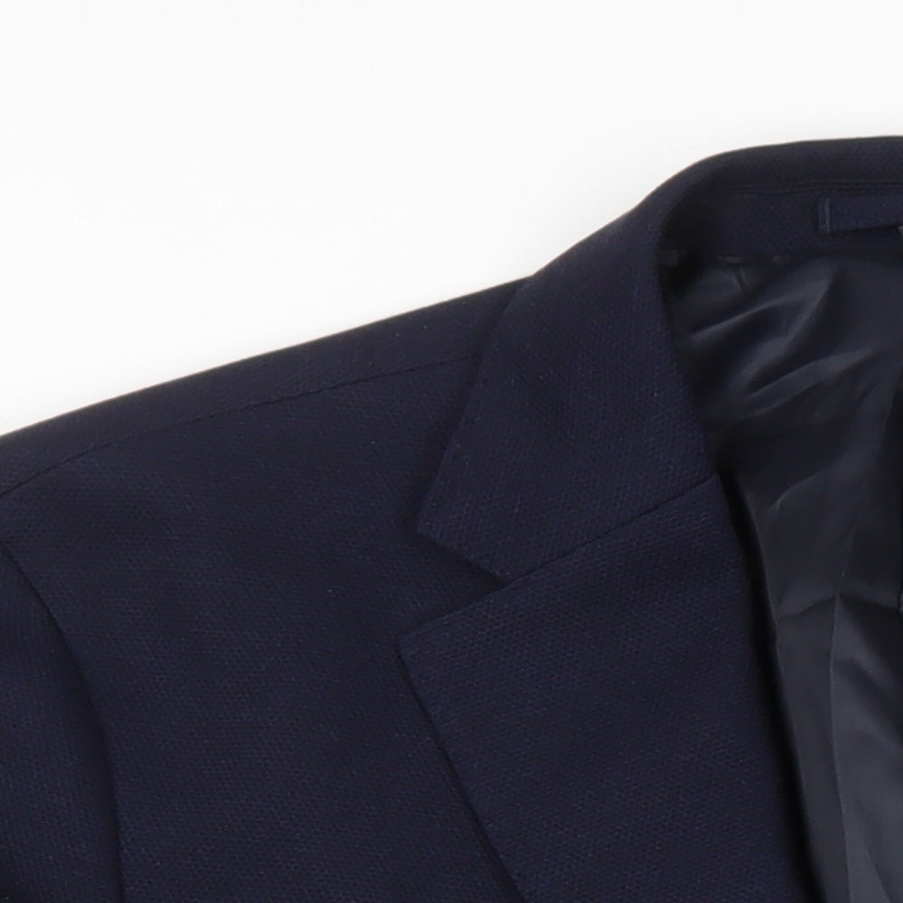 Mens UK Size 44 M&S Regular Blue Suit Jacket