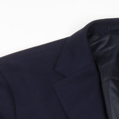 Mens UK Size 44 M&S Regular Blue Suit Jacket