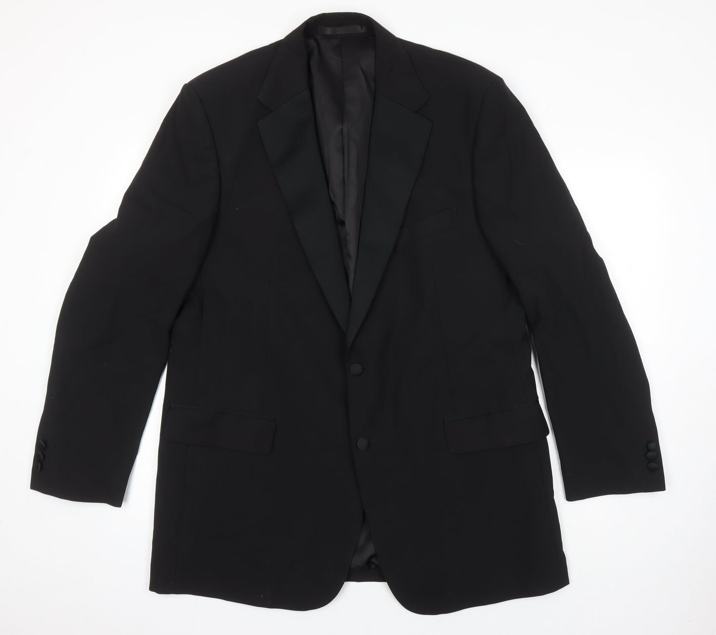 Mens UK Size 44 Marks and Spencer Regular Black Suit Jacket