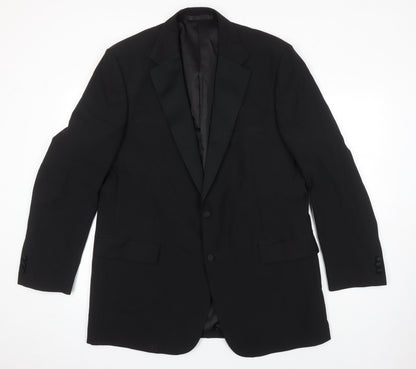 Mens UK Size 44 Marks and Spencer Regular Black Suit Jacket