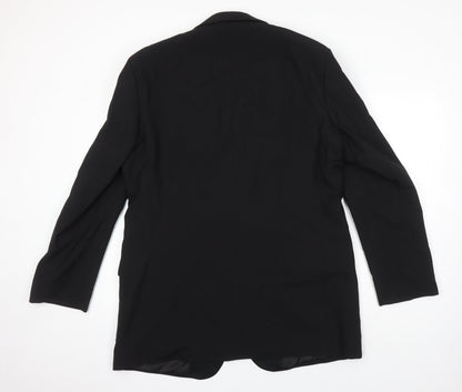 Mens UK Size 44 Marks and Spencer Regular Black Suit Jacket