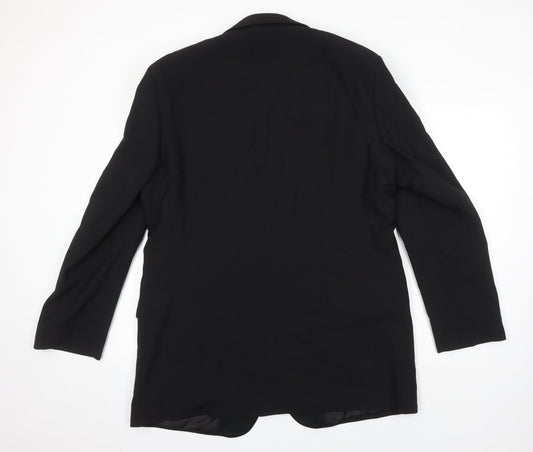 Mens UK Size 44 Marks and Spencer Regular Black Suit Jacket