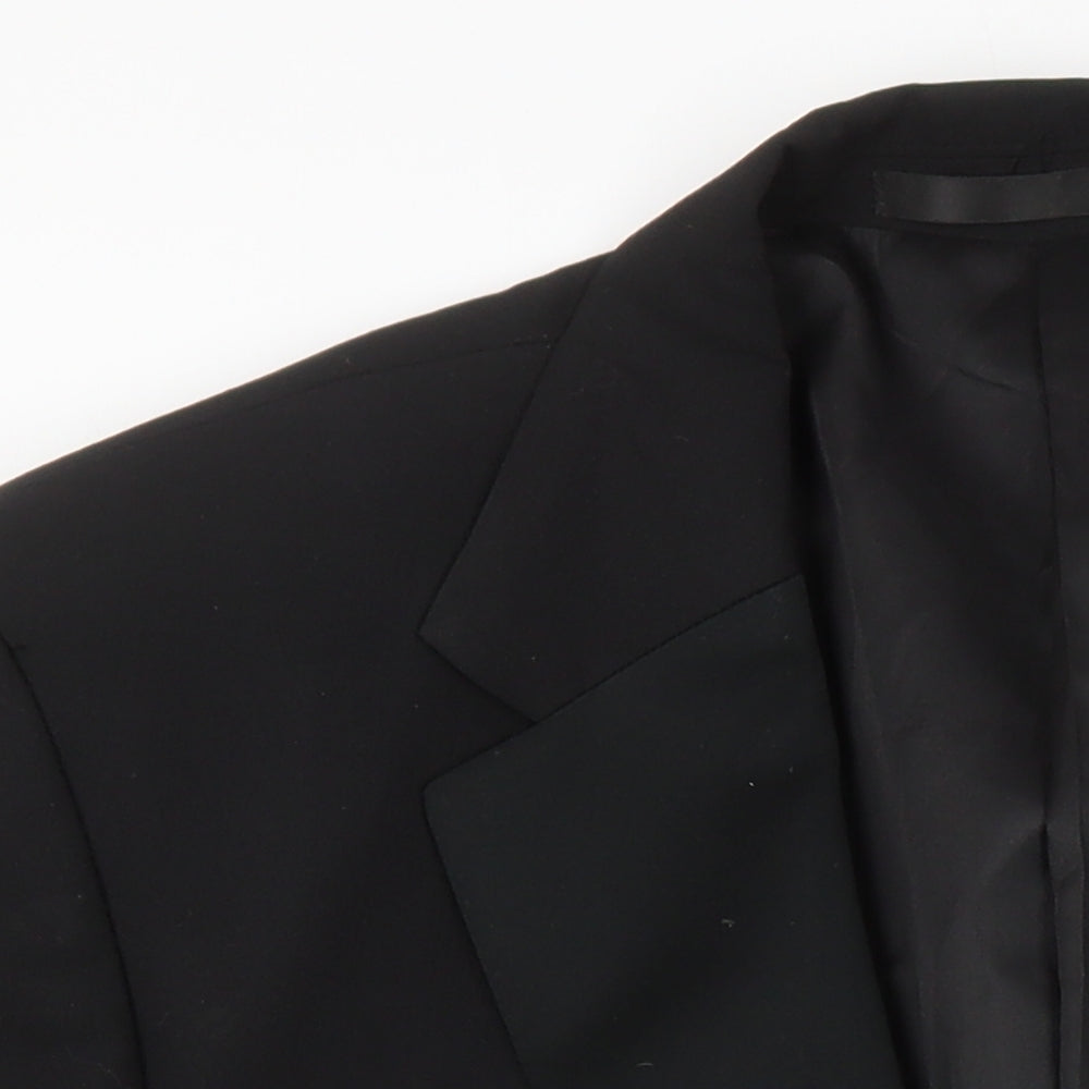 Mens UK Size 44 Marks and Spencer Regular Black Suit Jacket