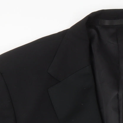 Mens UK Size 44 Marks and Spencer Regular Black Suit Jacket
