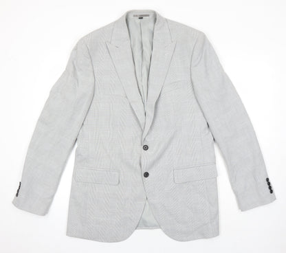 Mens UK Size 42 M&S Big & Tall Grey Suit Jacket