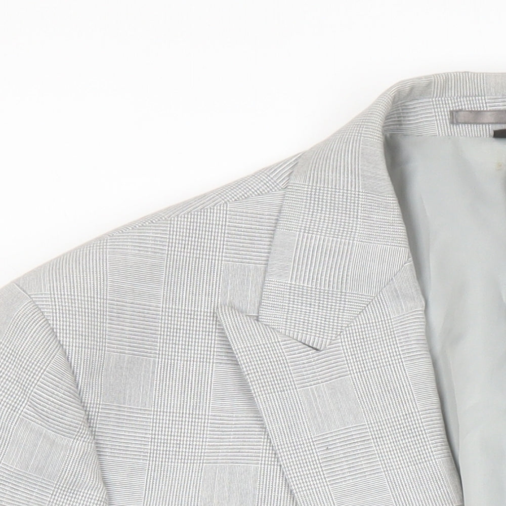 Mens UK Size 42 M&S Big & Tall Grey Suit Jacket