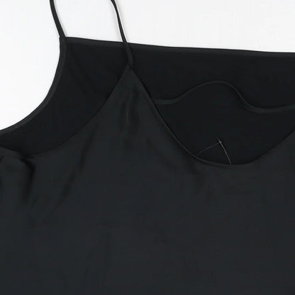 Womens UK Size 24 Marks and Spencer Black Camisole T-Shirt