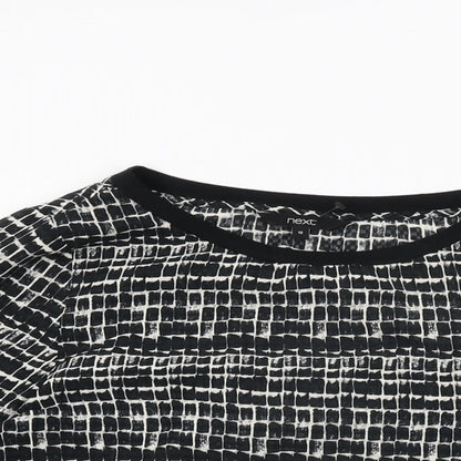 Womens UK Size 12 NEXT Black Basic Blouse