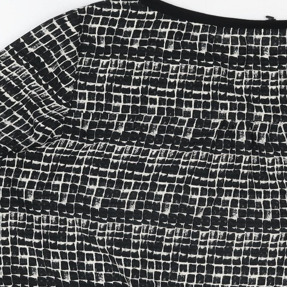 Womens UK Size 12 NEXT Black Basic Blouse