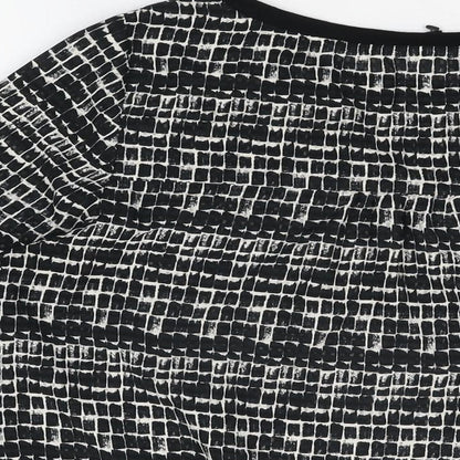 Womens UK Size 12 NEXT Black Basic Blouse