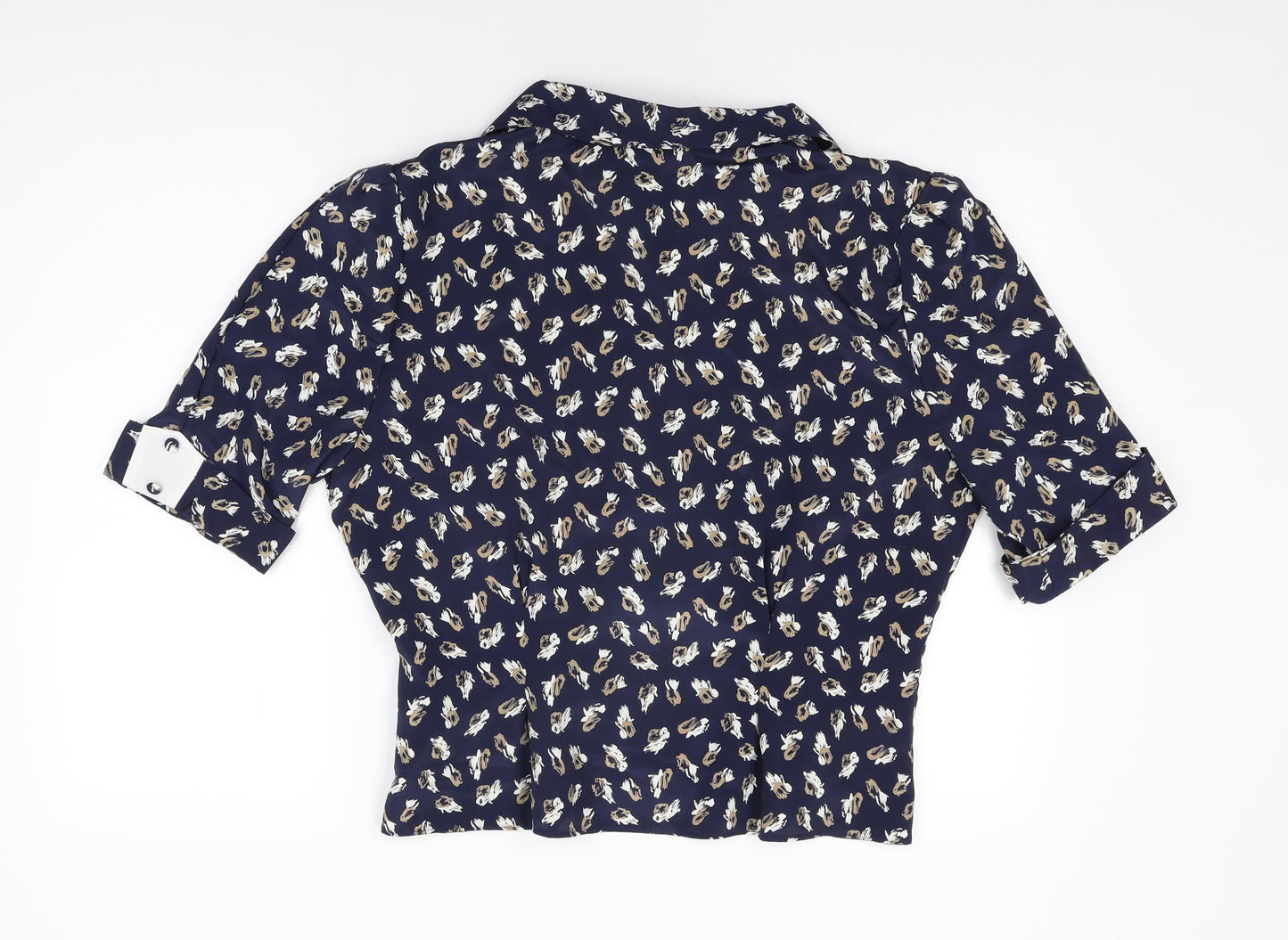 Womens UK Size 18 Berkertex Blue Basic Button-Up