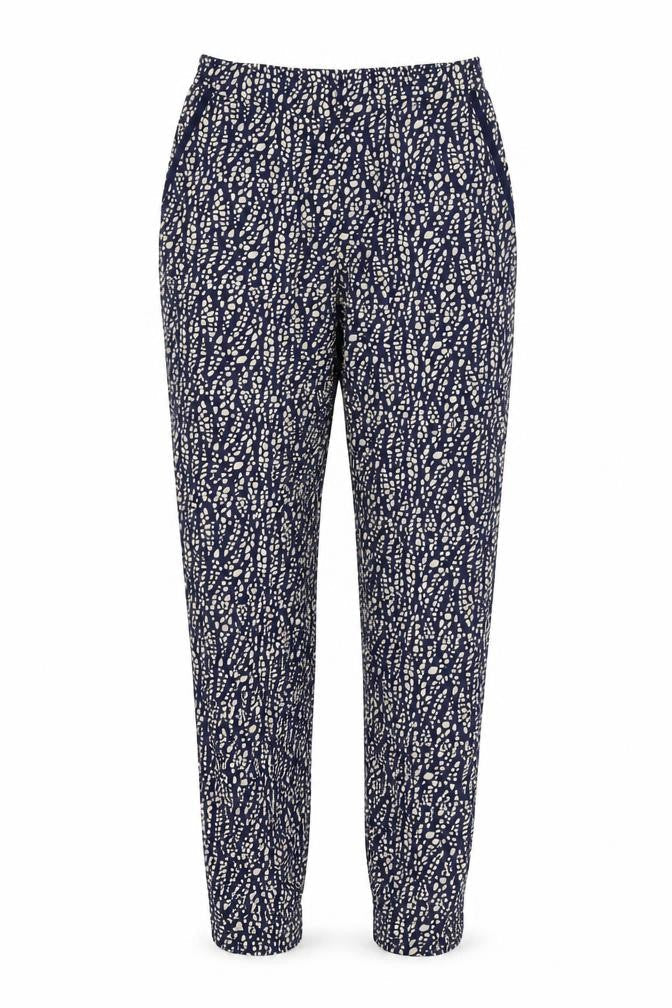 Womens UK Size 8 Pure Regular Fit  Blue Trousers