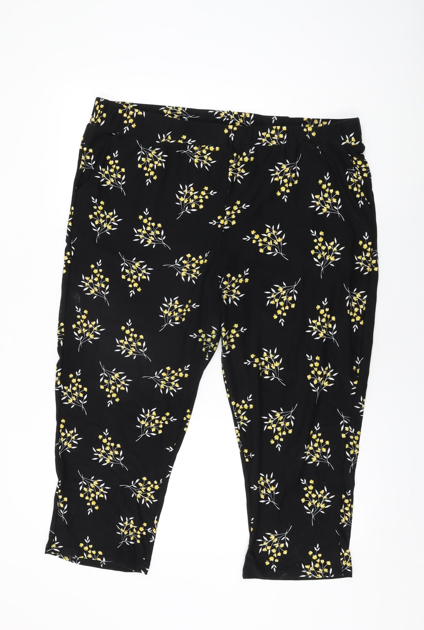 Womens UK Size 20 Intuition Regular Fit  Black Trousers