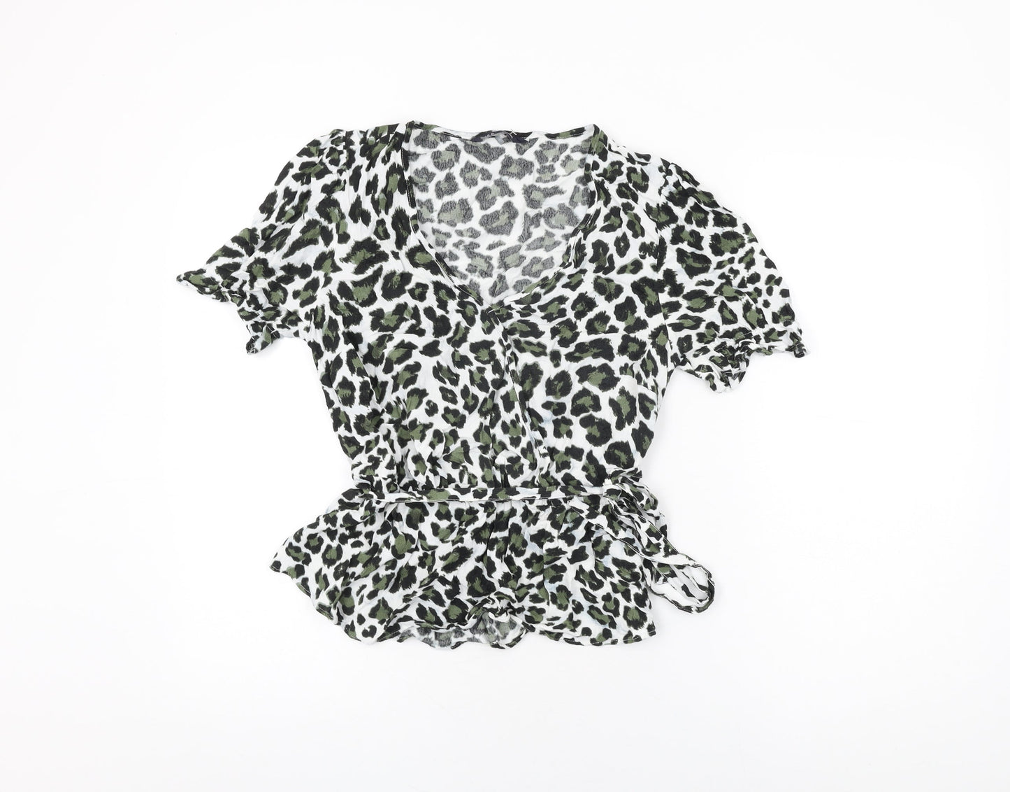 Womens UK Size 10 Marks and Spencer White Basic Blouse