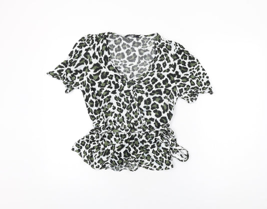 Womens UK Size 10 Marks and Spencer White Basic Blouse