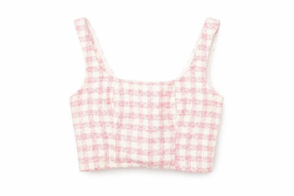 Womens UK Size 8 ASOS Pink Cropped T-Shirt