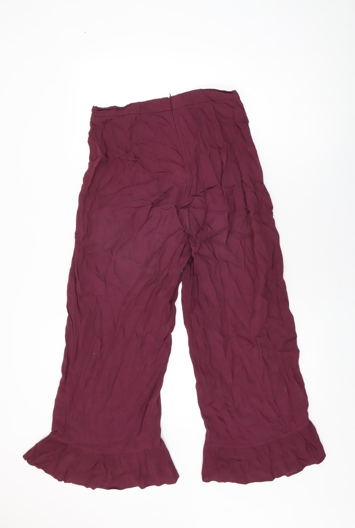 Womens UK Size 10 Glamorous Regular Fit  Purple Trousers