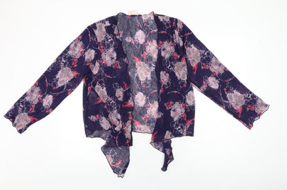 Womens UK Size S Adini Blue Kimono T-Shirt