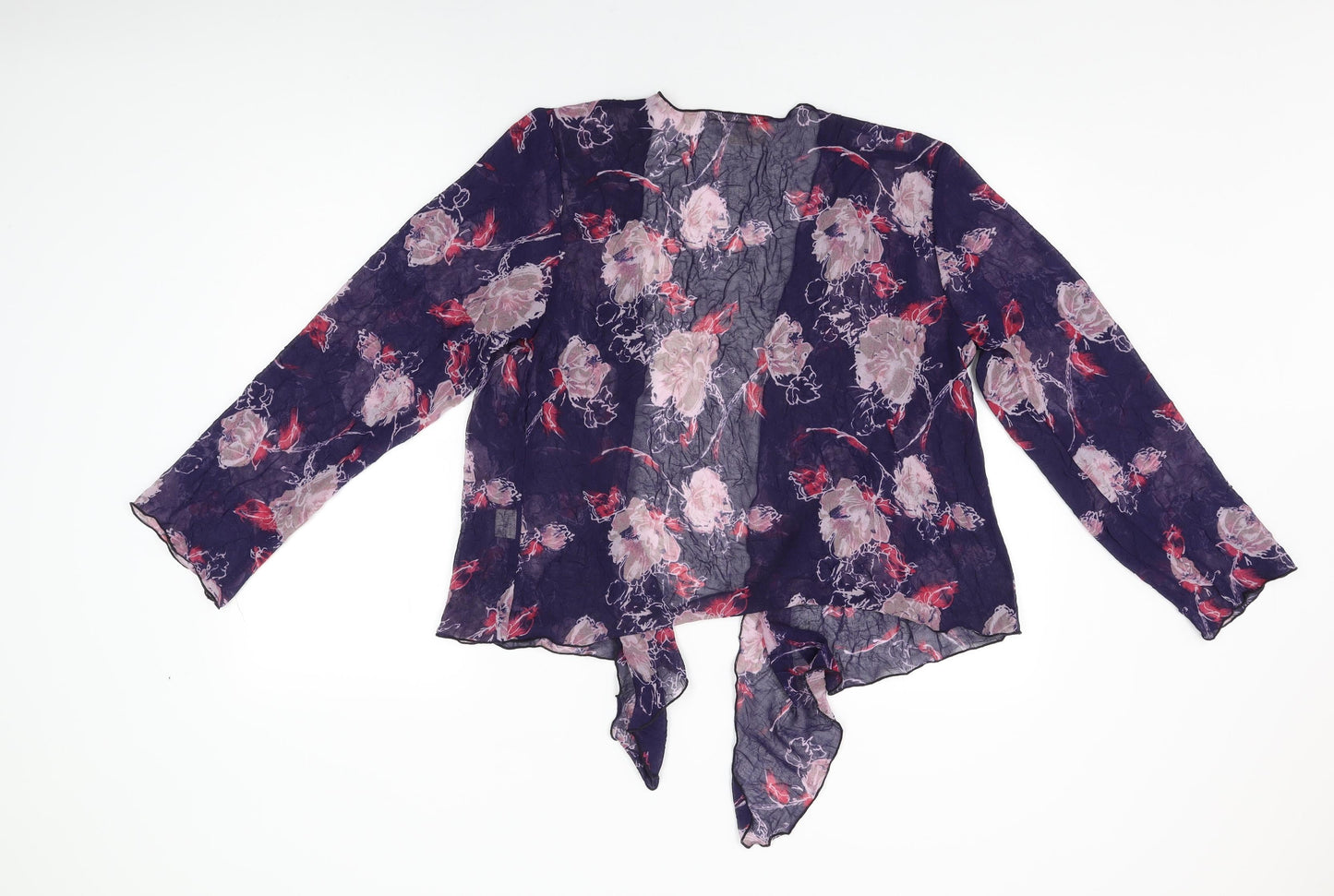 Womens UK Size S Adini Blue Kimono T-Shirt