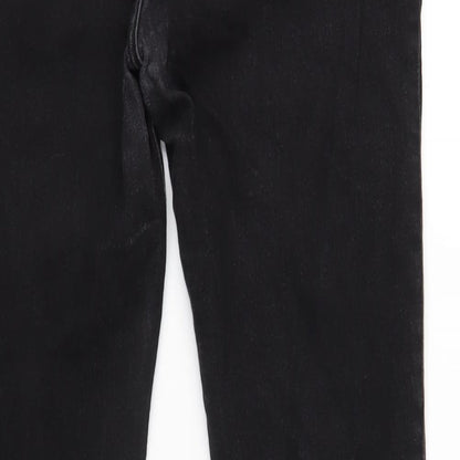 ASOS Mens Black Cotton Skinny Jeans Size 34 in L32 in Regular Zip