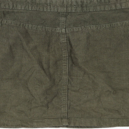 Womens UK Size 14 Denim & Co. A-Line Corduroy Skirt